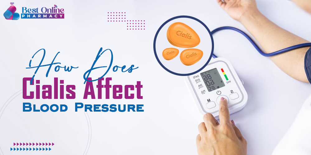 How does Cialis affect blood pressure